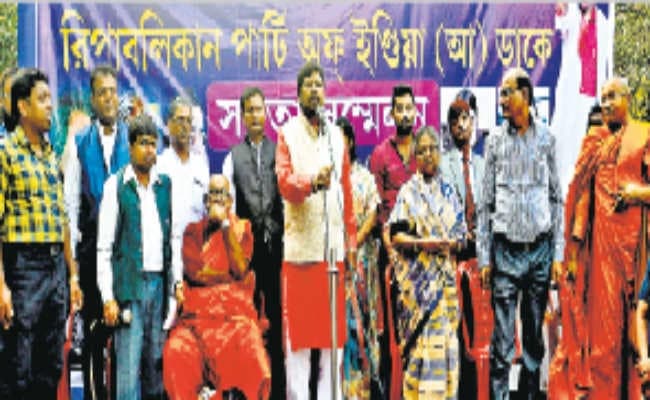 कोलकाता : राममंदिर पर अध्यादेश लाना ठीक नहीं , मुसलमानों को भी मिलना चाहिए हक : आठवले