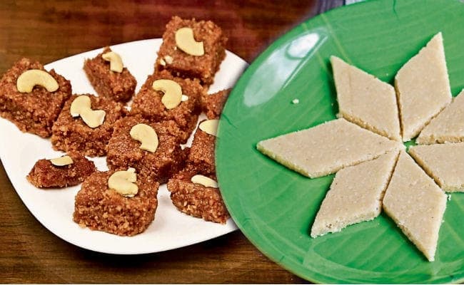 पर्व के मौसम में मिलावटी मिठाईयों के सेवन से अच्छा है खुद बनायें अखरोट और काजू की बर्फी, जानें विधि