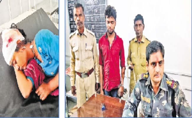 हत्‍यारे दामाद ने सास को टांगी से काटा, पत्नी पर भी जानलेवा हमला कर किया जख्मी