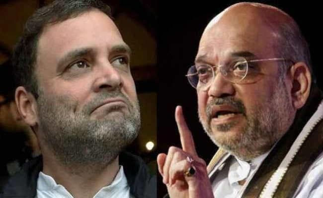 छत्तीसगढ़ चुनाव : राहुल ने कहा - मोदी ने अमीरों को बांटे पैसे, शाह का पलटवार - हमने खत्म किया भ्रष्टाचार