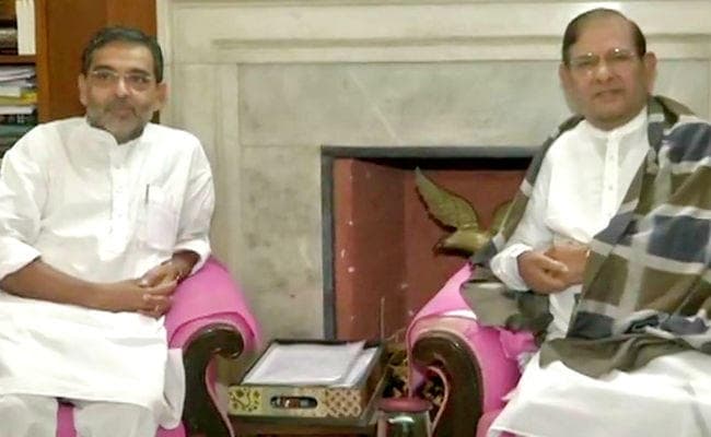 सीट शेयरिंग को लेकर अमित शाह से मिलने के पहले शरद यादव से मिले कुशवाहा, कहा...