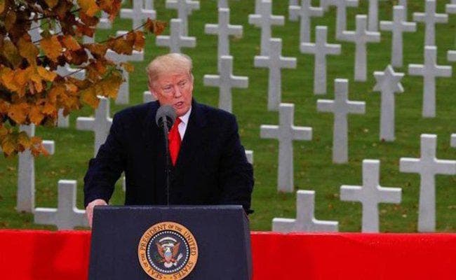 प्रथम विश्वयुद्ध के 100 साल : फ्रांस में आयोजित कार्यक्रम में राष्ट्रवाद पर अलग-थलग पड़े ट्रंप