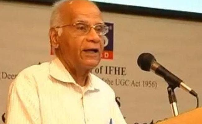 नोटबंदी के प्रखर विरोधी रहे प्रमुख अर्थशास्त्री टीएन श्रीनिवासन का निधन