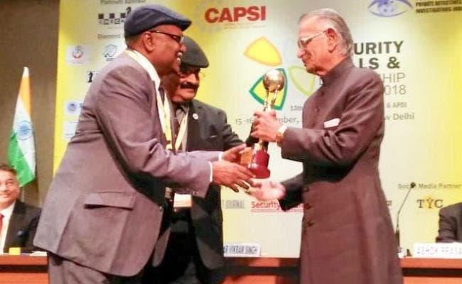 अनिरुद्ध सिंह को लाइफटाइम अचीवमेंट अवार्ड, निजी सुरक्षा व कौशल विकास के क्षेत्र में बेहतर काम