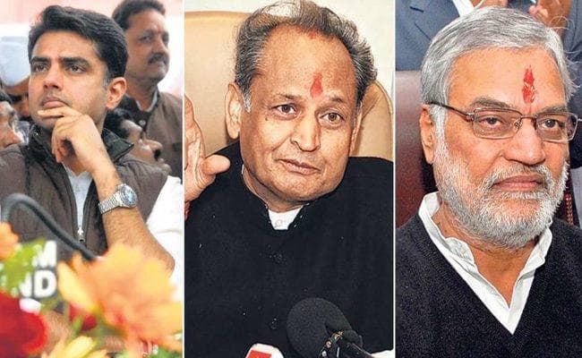 चुनावी मैदान में उतरे राजस्थान कांग्रेस के दिग्गज, गहलोत, जोशी और पायलट बने उम्मीदवार