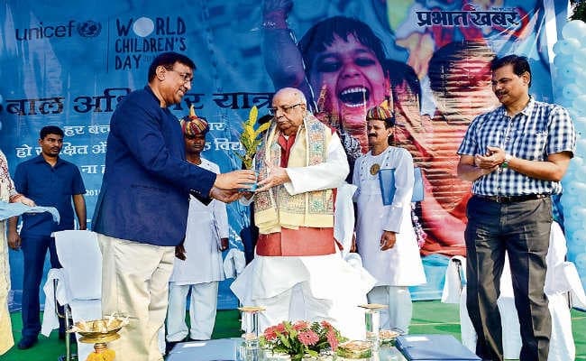 प्रभात खबर व यूनिसेफ की पहल, बाल अधिकार यात्रा का आयोजन, बच्चों में शिक्षा के साथ संस्कार भी बेहद जरूरी - राज्यपाल