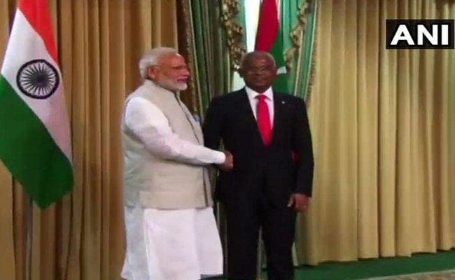 मालदीव : सोलिह ने ली राष्ट्रपति पद की शपथ, समारोह में PM मोदी भी हुए शामिल
