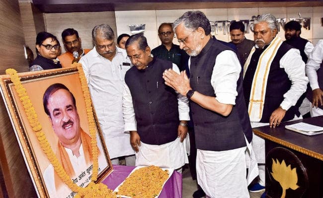 बिहार के विकास में अनंत कुमार ने निभायी थी महत्वपूर्ण भूमिका