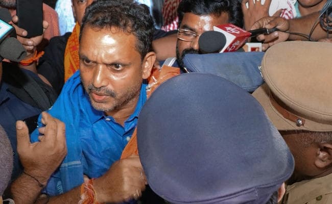 भाजपा और आरएसएस ने विजयन के आवास के बाहर किया प्रदर्शन