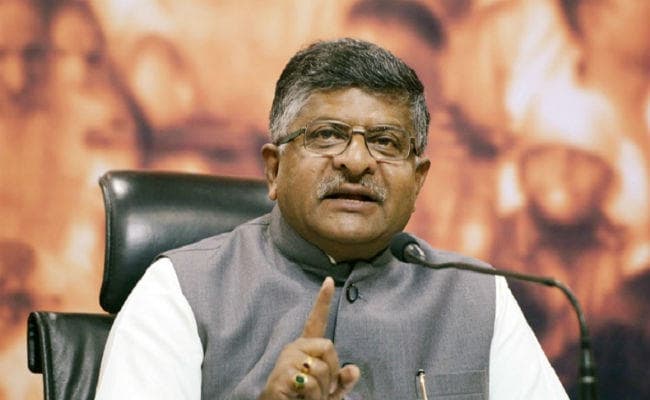 रविशंकर प्रसाद का राहुल गांधी पर आरोप : जीएसटी और नोटबंदी के मसले पर लोगों को कर रहे भ्रमित