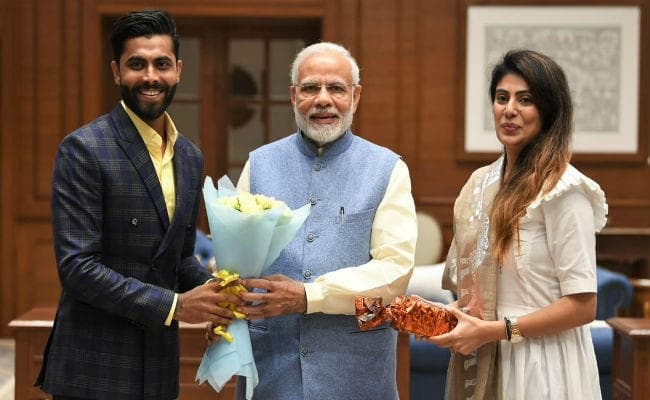पीएम मोदी ने क्रिकेटर रविंद्र जडेजा से की मुलाकात, कहा- शानदार बातचीत हुई