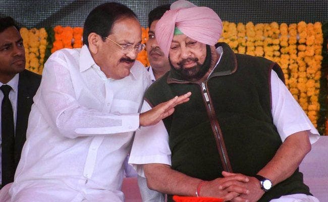 उपराष्ट्रपति वेंकैया नायडू और कैप्टन अमरिंदर ने रखी करतारपुर साहिब गलियारा की आधारशिला