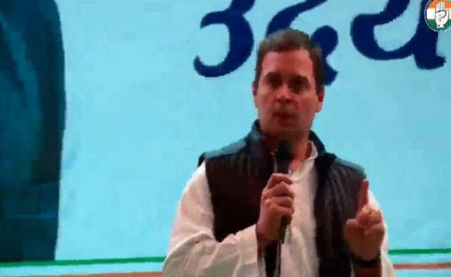 VIDEO बोले राहुल गांधी- आम जनता का पैसा लेकर भाग गये माल्या और नीरव मोदी