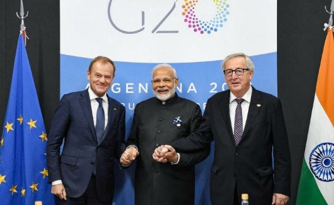 पीएम मोदी ने यूरोपीय संघ के नेताओं से की मुलाकात, आतंकवाद पर हुई चर्चा