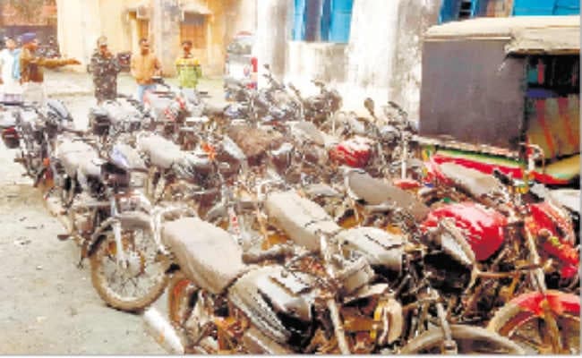 अंतरजिला वाहन चोर गिरोह का सरगना गिरफ्तार, 19 बाइक बरामद