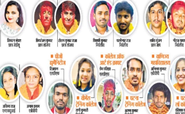 पीयू छात्र संघ चुनाव : इन सबके सिर पर सजा काउंसेलर पद का ताज