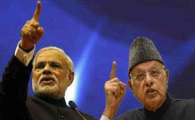 मोदी को फारूक की सलाह, वाजपेयी की तरह सहनशील होना सीखें