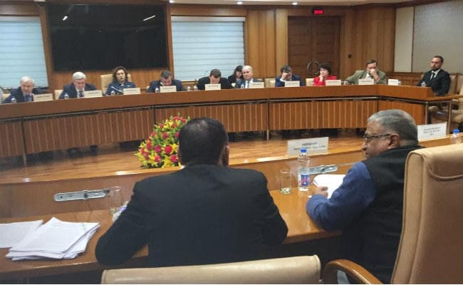 हरिवंश की अध्यक्षता में रुस के संसदीय दल के साथ भारतीय सांसदों की हुई बैठक