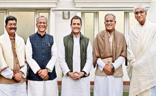 छत्तीसगढ़ में सीएम का एलान आज, कांग्रेस भवन में बैठाये गये सभी विधायक, मध्य प्रदेश में 17 को शपथ लेंगे कमलनाथ