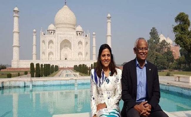 ताजमहल को देखकर मालदीव के राष्ट्रपति बोले, वाह ताज !