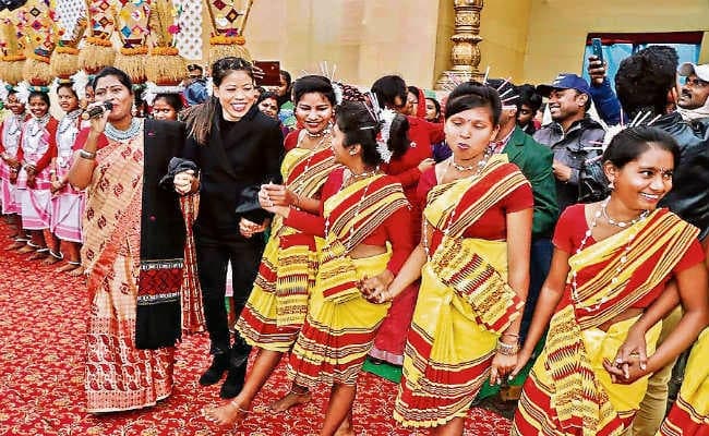 गूंज महोत्सव का आगाज : मैरीकॉम ने बढ़ाया महिलाओं का हौसला, कहा-मेहनत से कुछ भी हो सकता हासिल