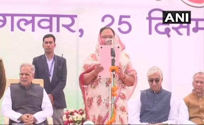 छत्तीसगढ़ : बघेल ने किया मंत्रिमंडल का विस्तार, नौ विधायक बने मंत्री