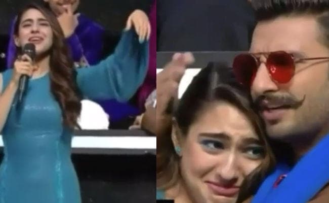 सारा अली खान ने गाया ऐसा रोमांटिक गाना, बच्चे को आ गया रोना! VIDEO