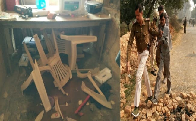 सीतामढ़ी : उग्र भीड़ ने थाना पर बोला हमला, जान बचाकर भागे पुलिसकर्मी