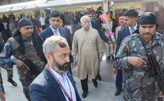 आरएसएस प्रमुख मोहन भागवत पहुंचे धनबाद, क्रीड़ा भारती के राष्ट्रीय अधिवेशन में भाग लेंगे