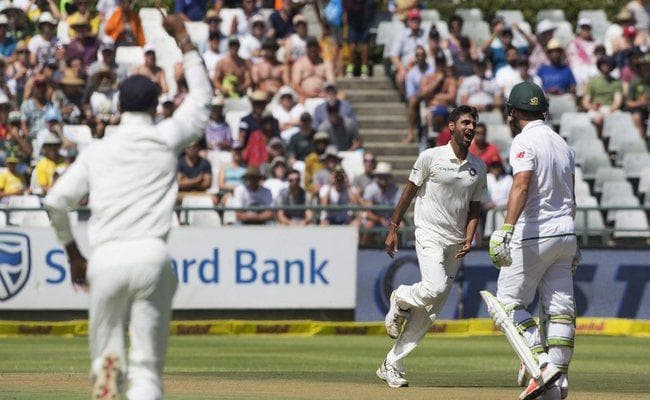 IND VS SA 1ST TEST : विकेटों के पतझड़ में भारत बैकफुट पर, दक्षिण अफ्रीकी पारी 286 रनों पर सिमटी