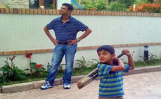 पिता द्रविड की राह पर बेटा समित, स्कूली क्रिकेट में जड़ा शतक