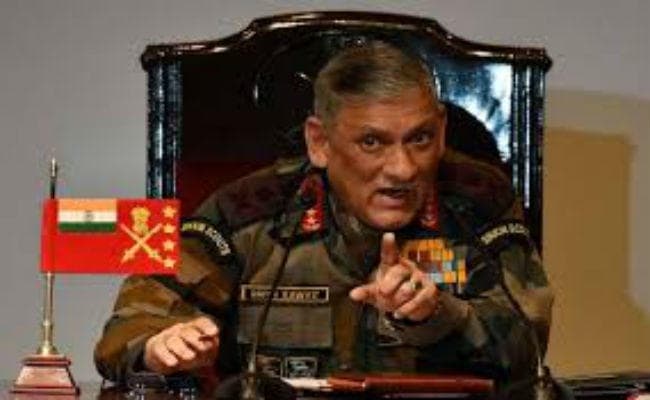 सेना प्रमुख ने कहा,  पाकिस्तान की पोस्ट पर निशाना साधना होगा जहां से आतंकी मदद मिलती है