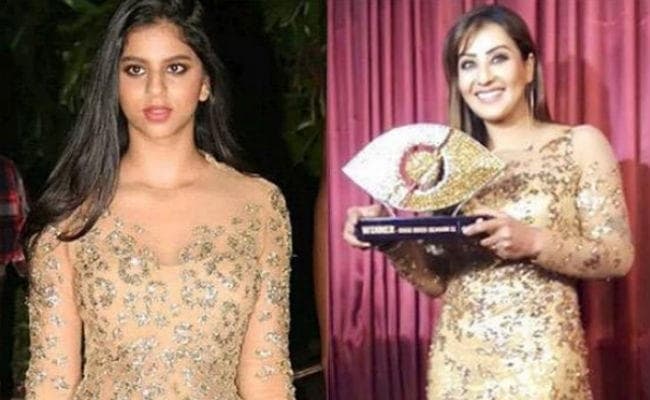 शिल्‍पा शिंदे की ड्रेस का सुहाना खान से है खास कनेक्‍शन