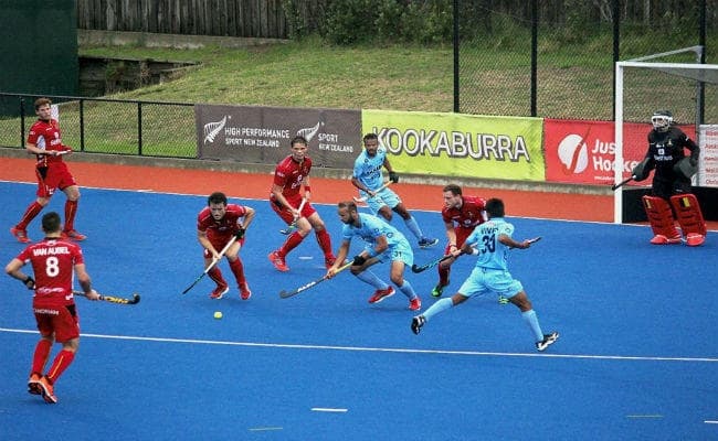 बेल्जियम  ने भारतीय हॉकी टीम को  0-2 से हराया