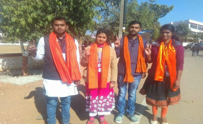 हजारीबाग : विनोबा भावे  के चारो सीटों पर ABVP का कब्जा, रितेश यादव बने अध्यक्ष