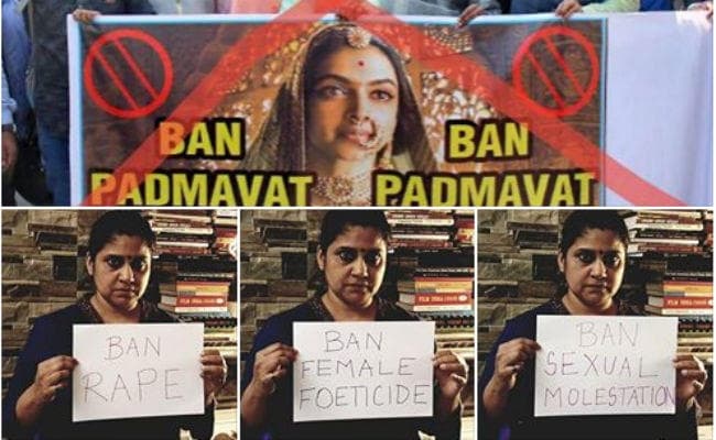 ''पद्मावत'' को लेकर हो रहे विवाद पर भड़की रेणुका शहाणे, कहा- रेप, यौन उत्‍पीड़न और भ्रूण हत्‍या बैन करो
