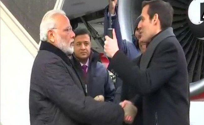 दावोस जाने के क्रम में ज्यूरिख पहुंचे प्रधानमंत्री मोदी
