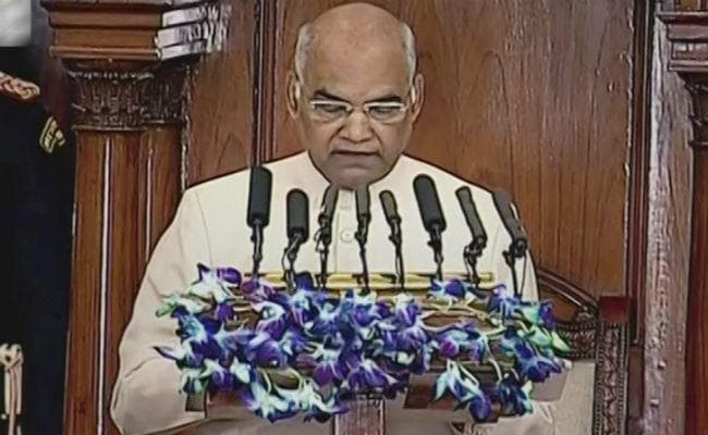 संसद में राष्‍ट्रपति ने कहा, लोकसभा-विधानसभा चुनाव एक साथ कराने पर सहमत हों राजनीतिक दल