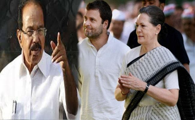 वीरप्पा मोइली ने बताया क्यों संप्रग अध्यक्ष बनी हुई हैं सोनिया गांधी