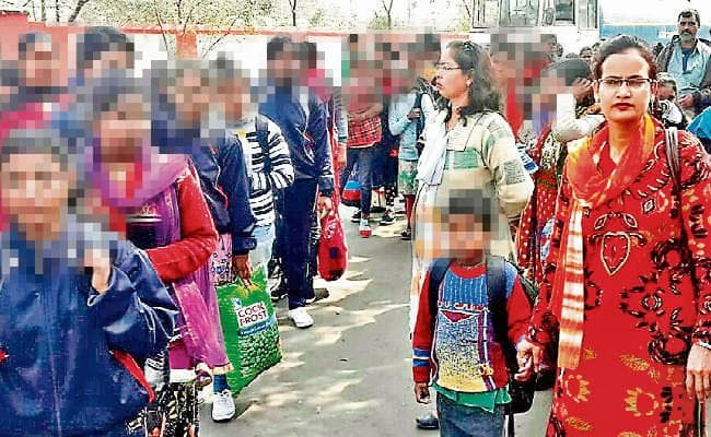झारखंड : दिल्ली से मुक्त करा कर रांची लाये गये 51 बच्चे