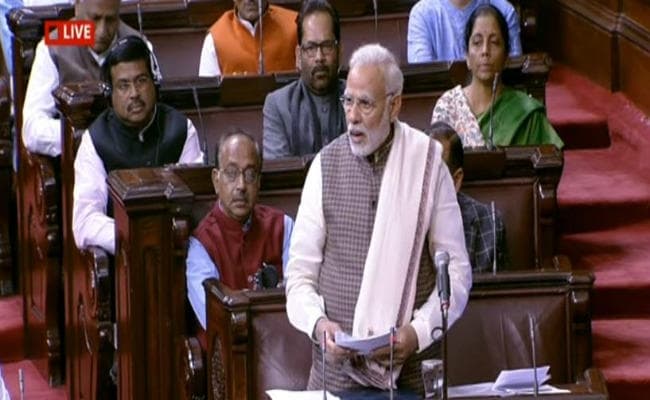 कांग्रेस को इमरजेंसी वाला, हमें गांधी वाला भारत चाहिए : राज्यसभा में नरेंद्र मोदी