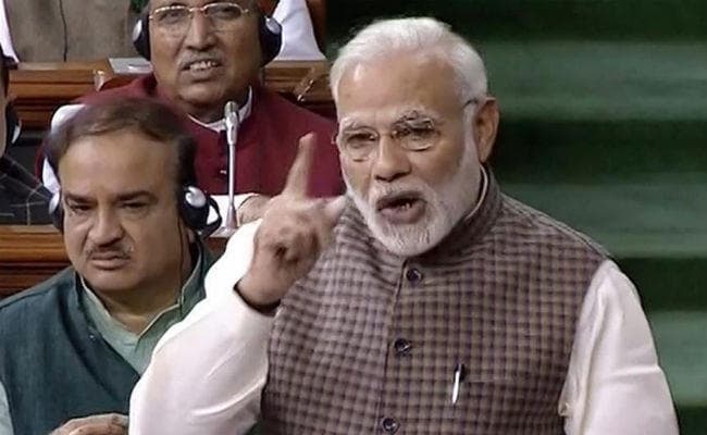 Lok Sabha में PM Modi के भाषण पर भड़का विपक्ष, जानें किसने क्या कहा…!