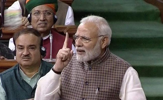राष्ट्रपति के अभिभाषण पर चर्चा, बोले मोदी-एनपीए कांग्रेस का पाप, देश माफ नहीं करेगा