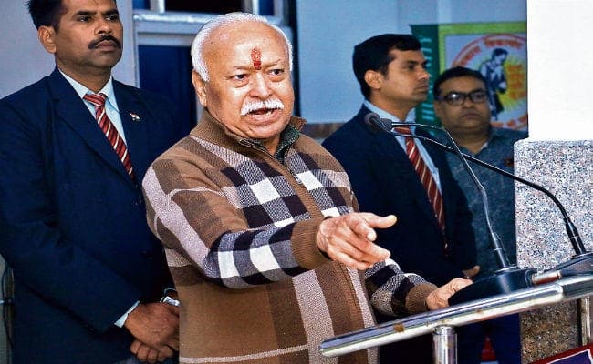 बिहार : भागवत ने कहा, सेवा से ही समाज व देश का हो सकता है भला