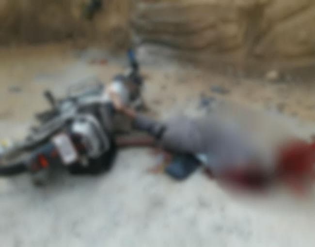 बड़कागांव : पुलिया निर्माण को लेकर बनाए गए गड्ढे में गिरकर मोटरसाइकिल चालक की मौत