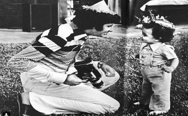 So Cute : अमिताभ बच्चन के साथ अभिषेक की इतनी क्यूट फोटो आपने नहीं देखी होगी