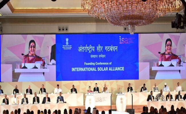 International Solar Alliance का पहला कॉन्फ्रेंस, 62 देशों ने लिया हिस्सा