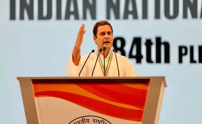 कांग्रेस महाधिवेशन : बोले राहुल गांधी- हमारा काम सीनियर नेताओं और युवाओं को जोड़ना है