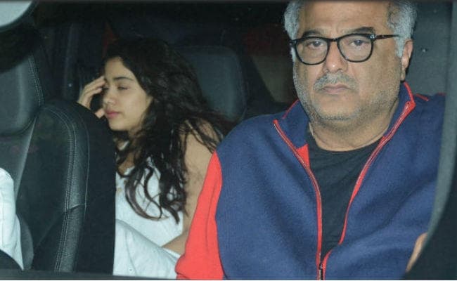 बेटे अर्जुन कपूर से मिलने पहुंचे बोनी कपूर, जाह्नवी और खुशी भी थीं साथ