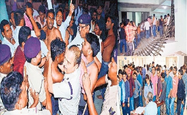 एमयू छात्र संघ चुनाव : एएन कॉलेज में जमकर हंगामा, तोड़फोड़, महज 25.5 फीसदी ही हुआ मतदान